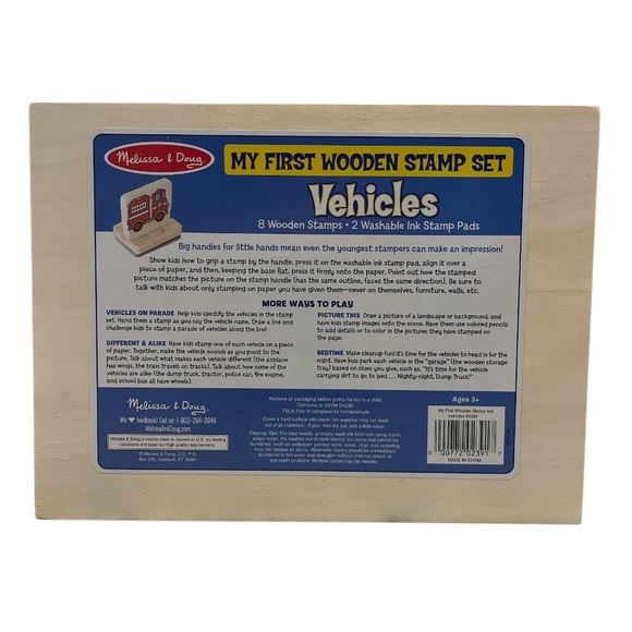 Melissa & Doug Vehicles Stamp Set - Picture 9 of 10
